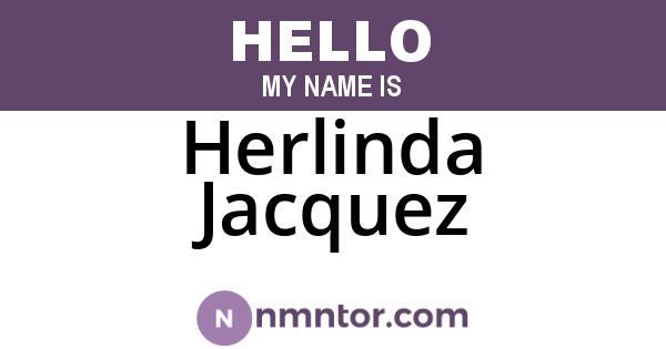 Herlinda Jacquez