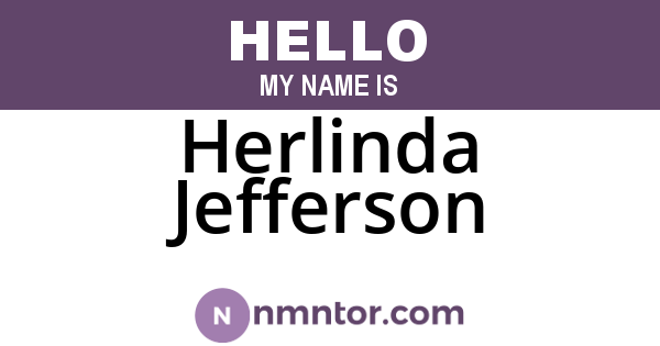 Herlinda Jefferson