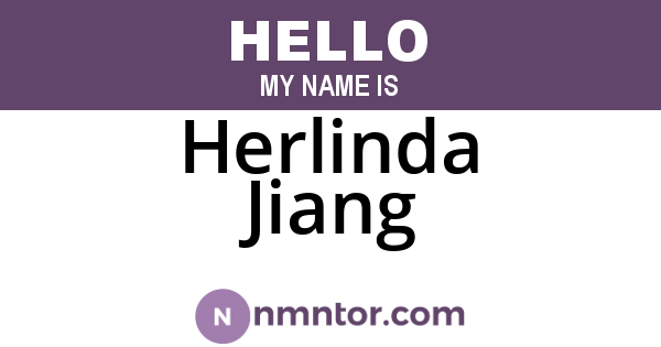Herlinda Jiang