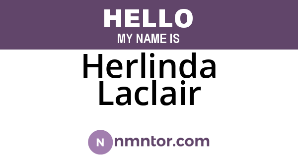 Herlinda Laclair