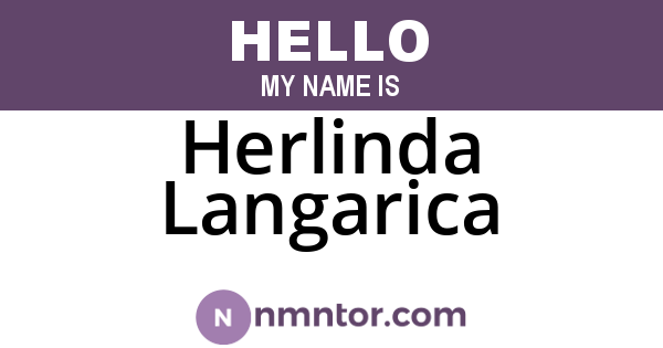 Herlinda Langarica