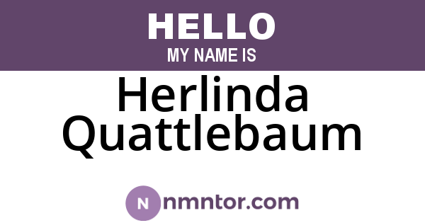 Herlinda Quattlebaum