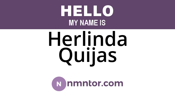Herlinda Quijas
