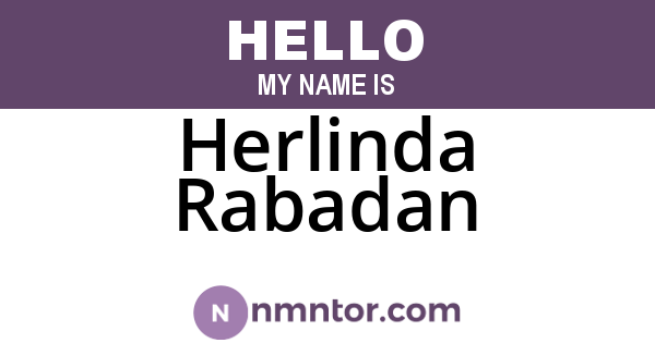 Herlinda Rabadan