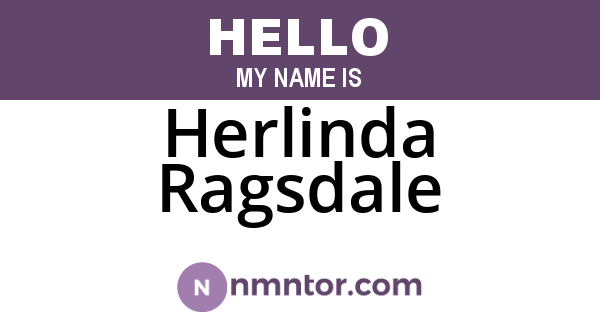 Herlinda Ragsdale