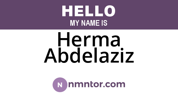 Herma Abdelaziz