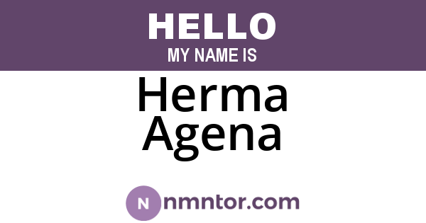 Herma Agena