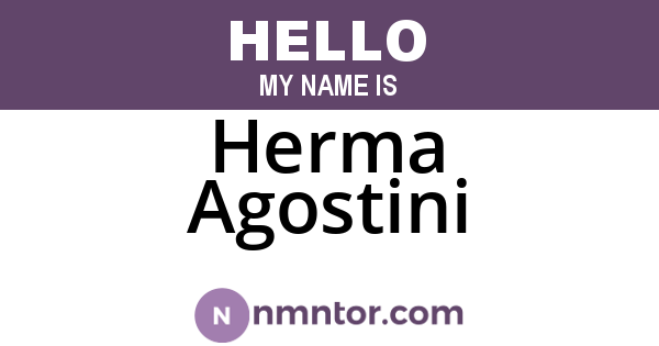 Herma Agostini