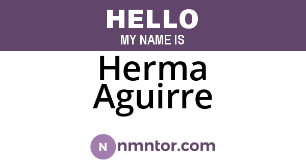 Herma Aguirre