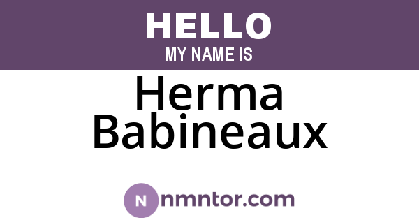 Herma Babineaux