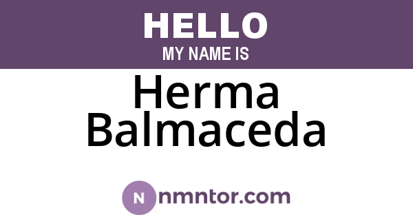 Herma Balmaceda