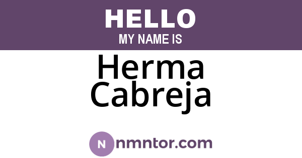 Herma Cabreja