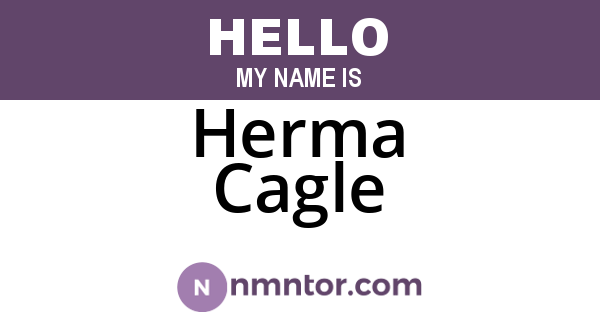 Herma Cagle