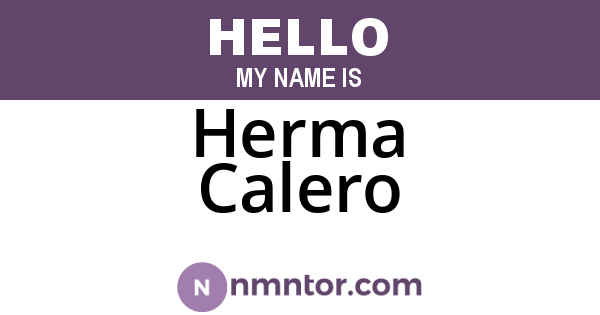 Herma Calero
