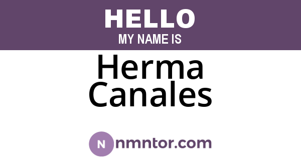 Herma Canales