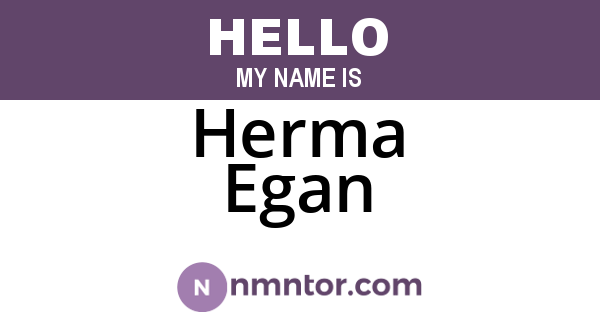 Herma Egan