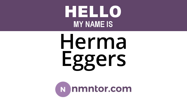 Herma Eggers
