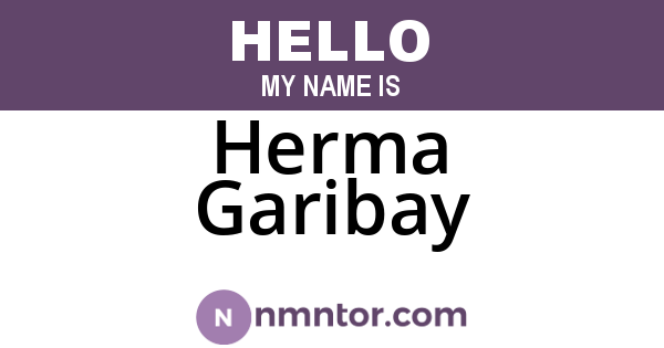 Herma Garibay