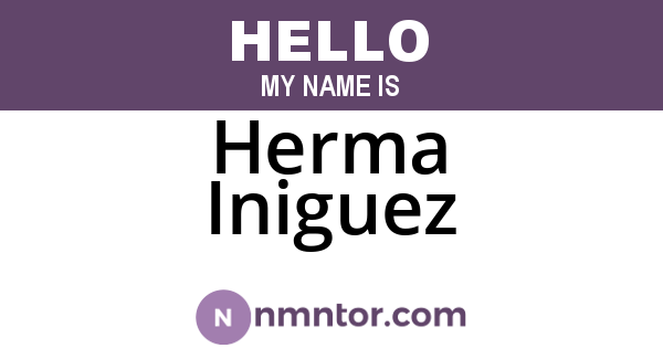 Herma Iniguez