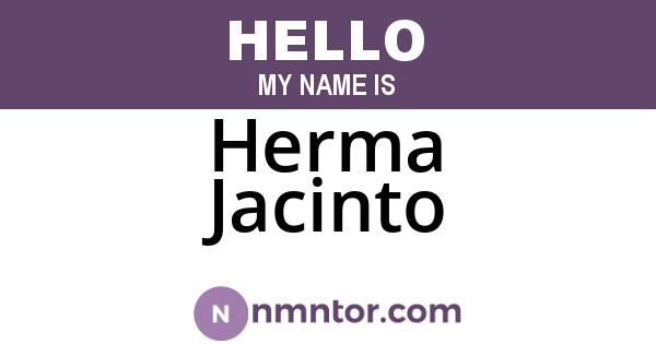 Herma Jacinto