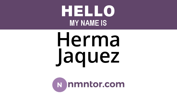 Herma Jaquez