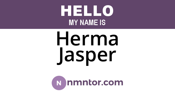 Herma Jasper