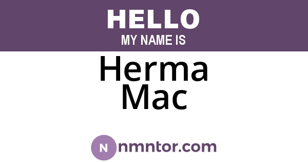 Herma Mac