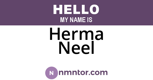 Herma Neel