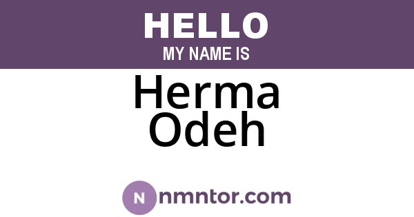 Herma Odeh