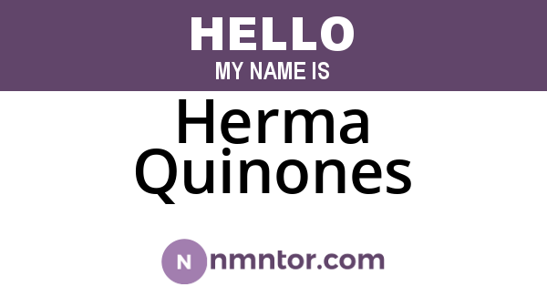 Herma Quinones