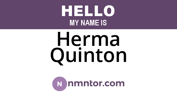 Herma Quinton
