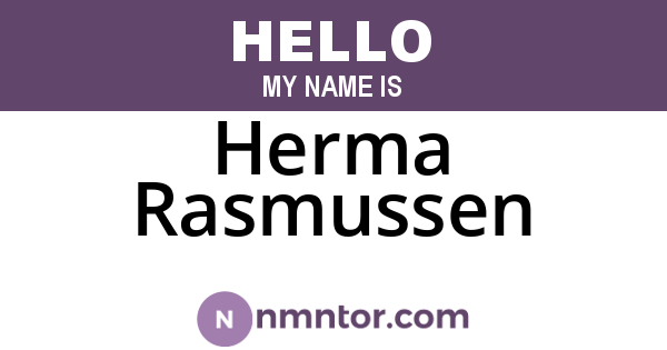 Herma Rasmussen