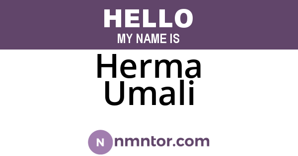 Herma Umali