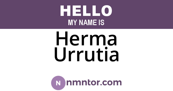 Herma Urrutia