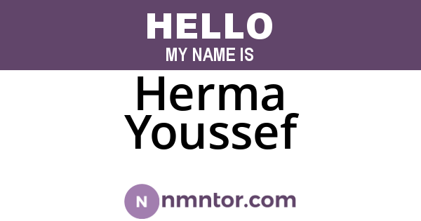 Herma Youssef