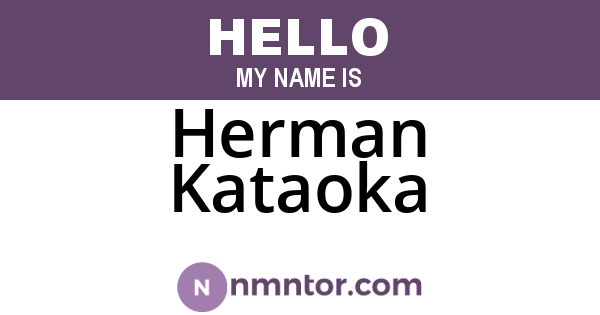 Herman Kataoka