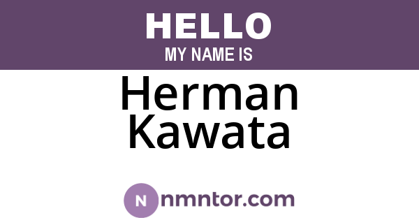 Herman Kawata