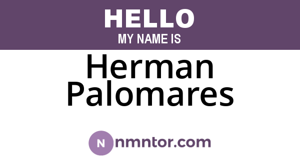 Herman Palomares