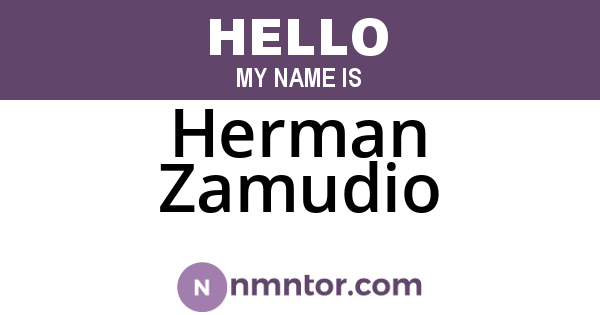 Herman Zamudio