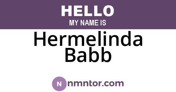 Hermelinda Babb