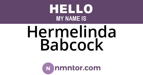 Hermelinda Babcock