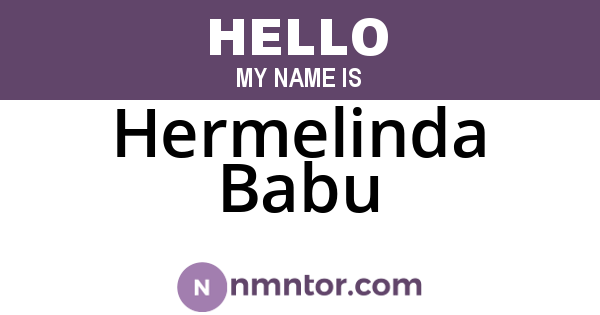 Hermelinda Babu