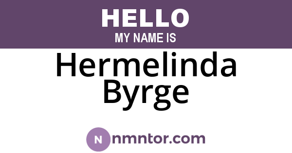 Hermelinda Byrge