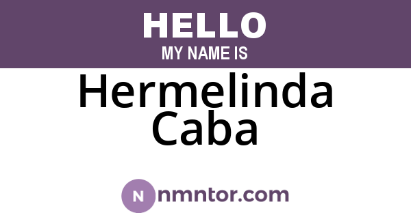 Hermelinda Caba