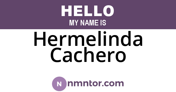 Hermelinda Cachero