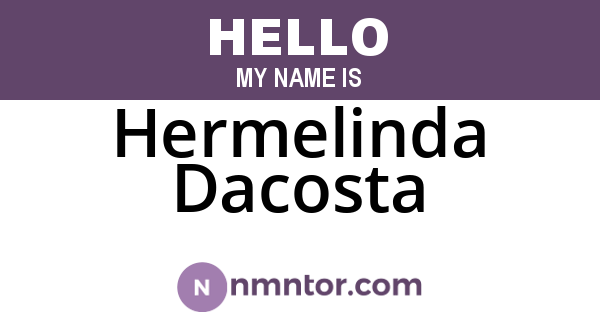 Hermelinda Dacosta