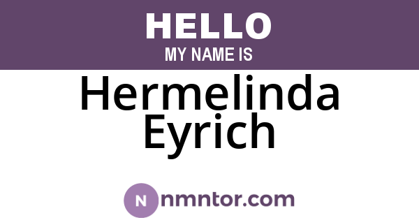 Hermelinda Eyrich