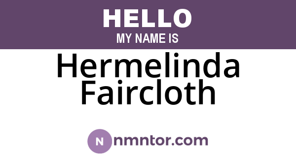 Hermelinda Faircloth