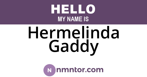 Hermelinda Gaddy