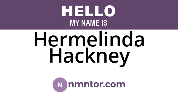 Hermelinda Hackney